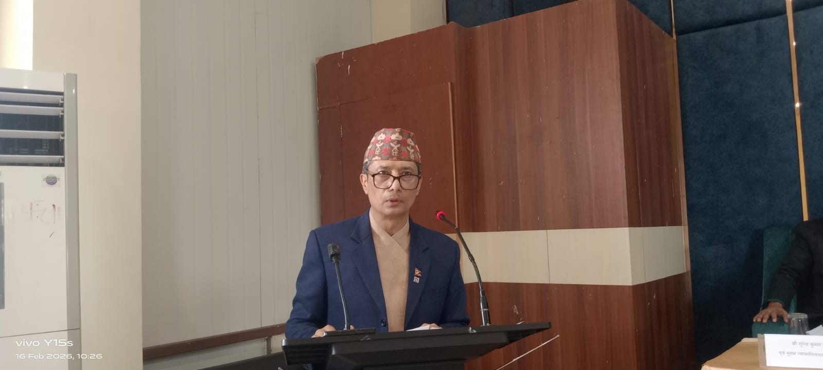 निर्वाचन आचारसंहिता स्वच्छ निर्वाचनको नैतिक आधार हो : निर्वाचन आयुक्त सगुन शम्शेर जबरा