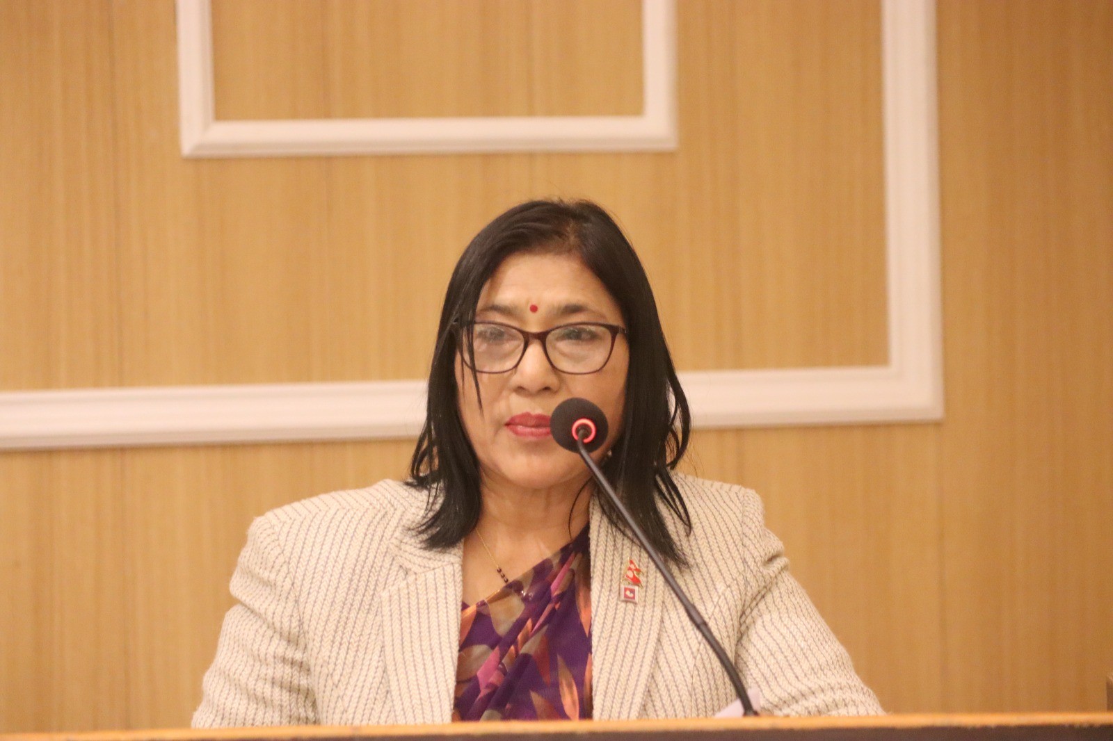 ‘निर्वाचनका लागि आचारसंहिता पालना आवश्यक छ’ : माननीय आयुक्त डा. जानकी कुमारी तुलाधर